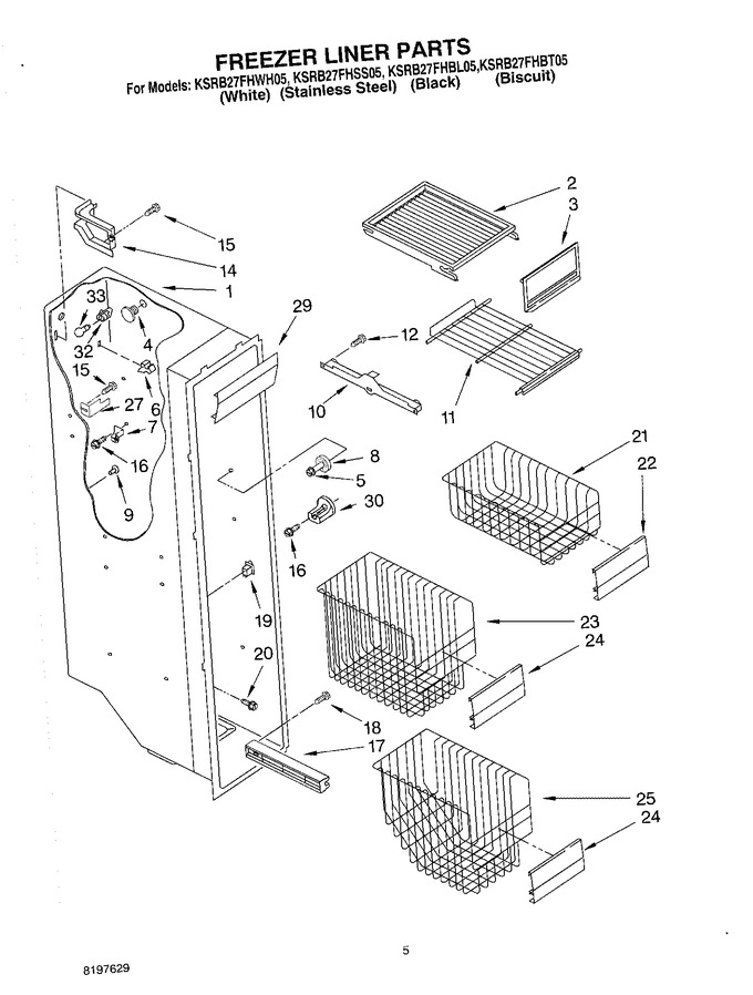 Diagram for KSRB27FHBT05