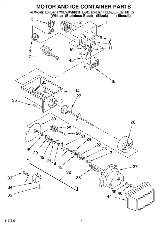 Diagram for KSRB27FHBT05