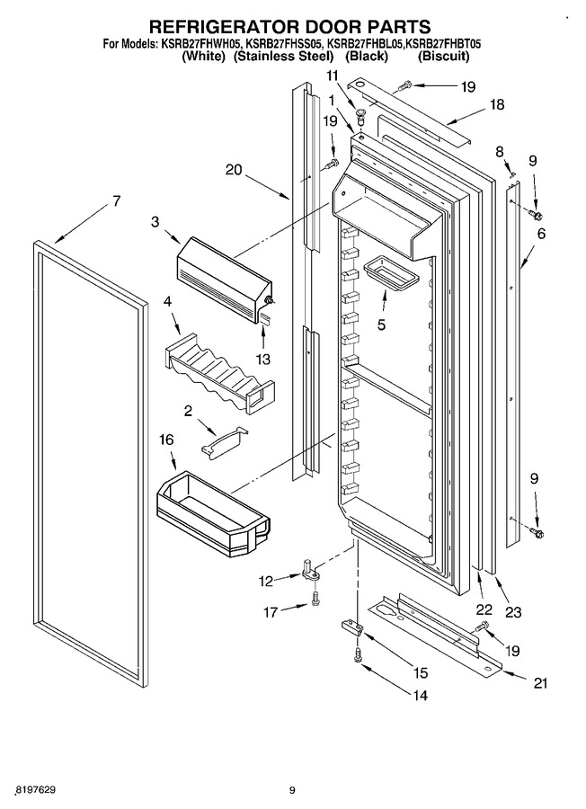 Diagram for KSRB27FHBT05