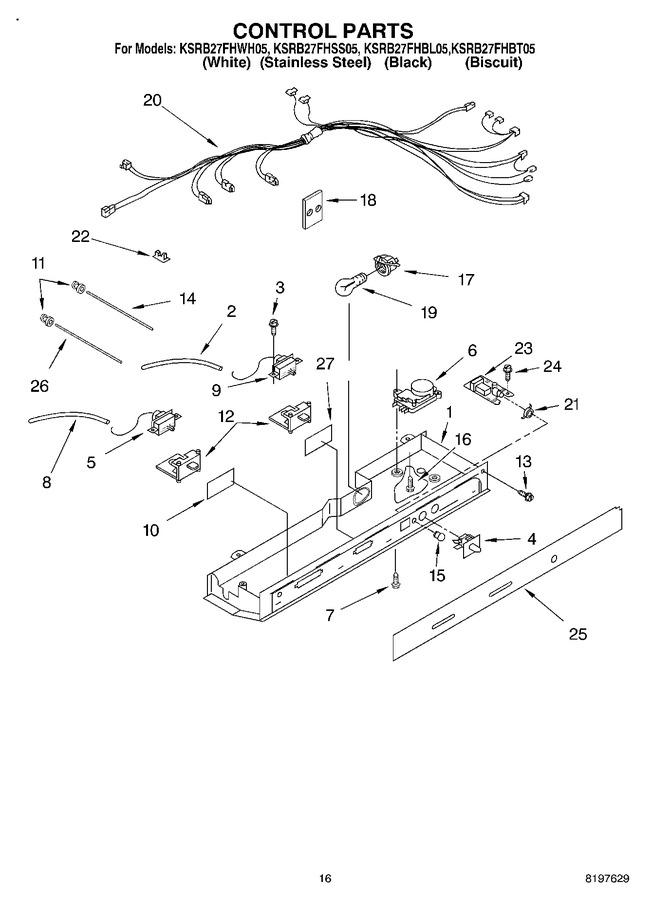 Diagram for KSRB27FHBT05