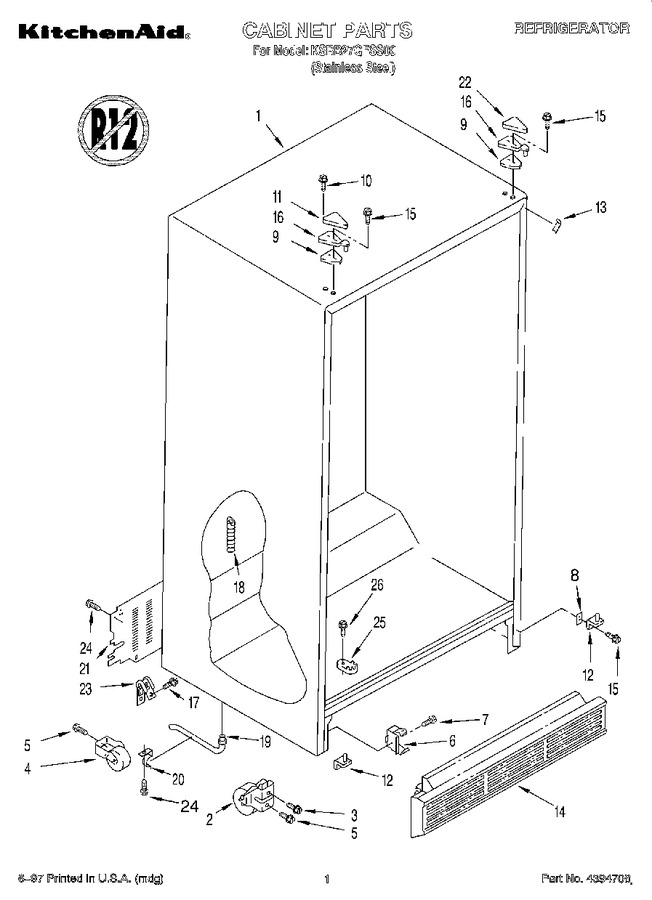 Diagram for KSRB27QFSS00