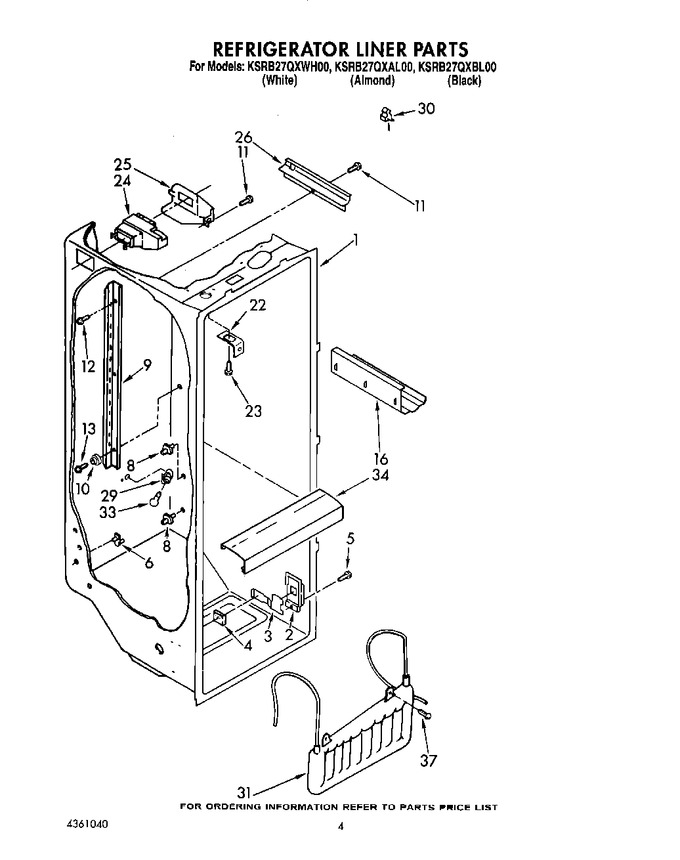 Diagram for KSRB27QXAL00