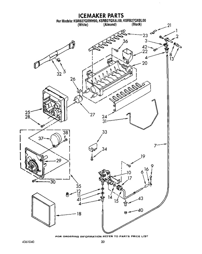 Diagram for KSRB27QXWH00