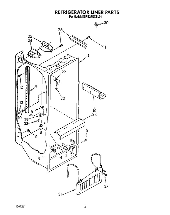 Diagram for KSRB27QXBL01