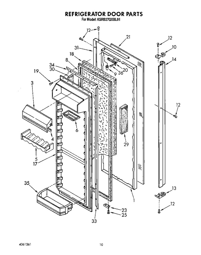Diagram for KSRB27QXBL01