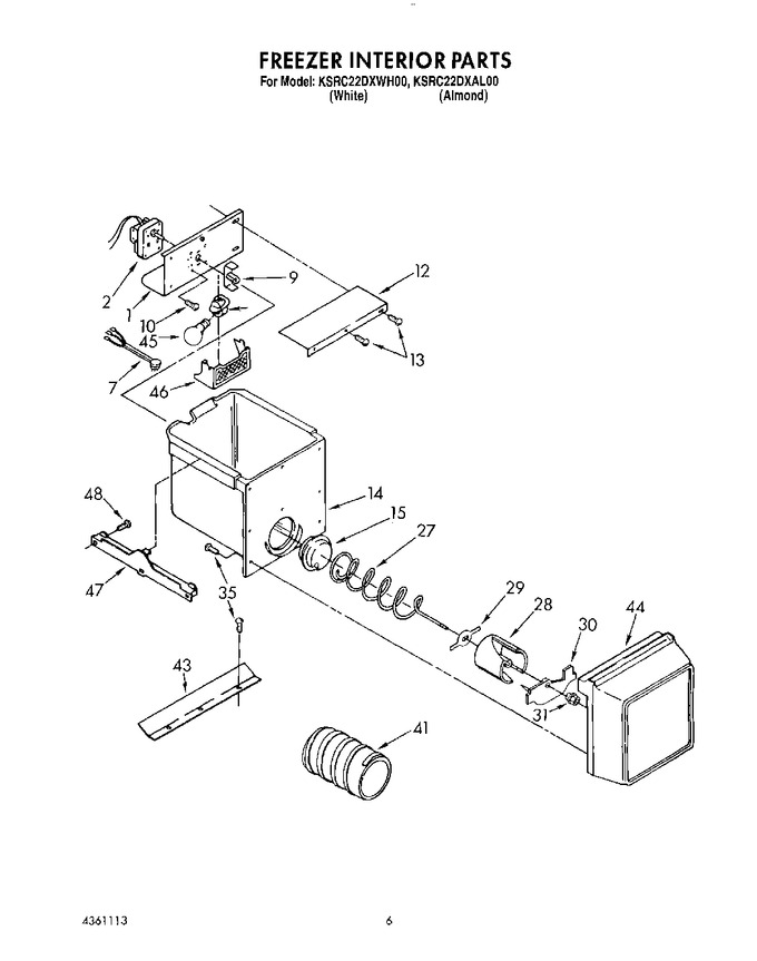 Diagram for KSRC22DXWH00