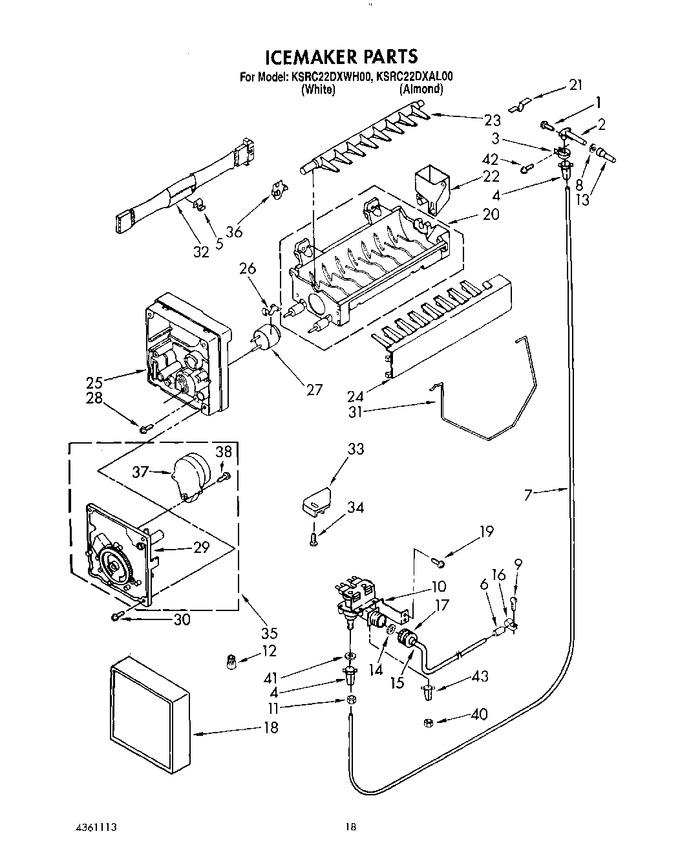 Diagram for KSRC22DXWH00