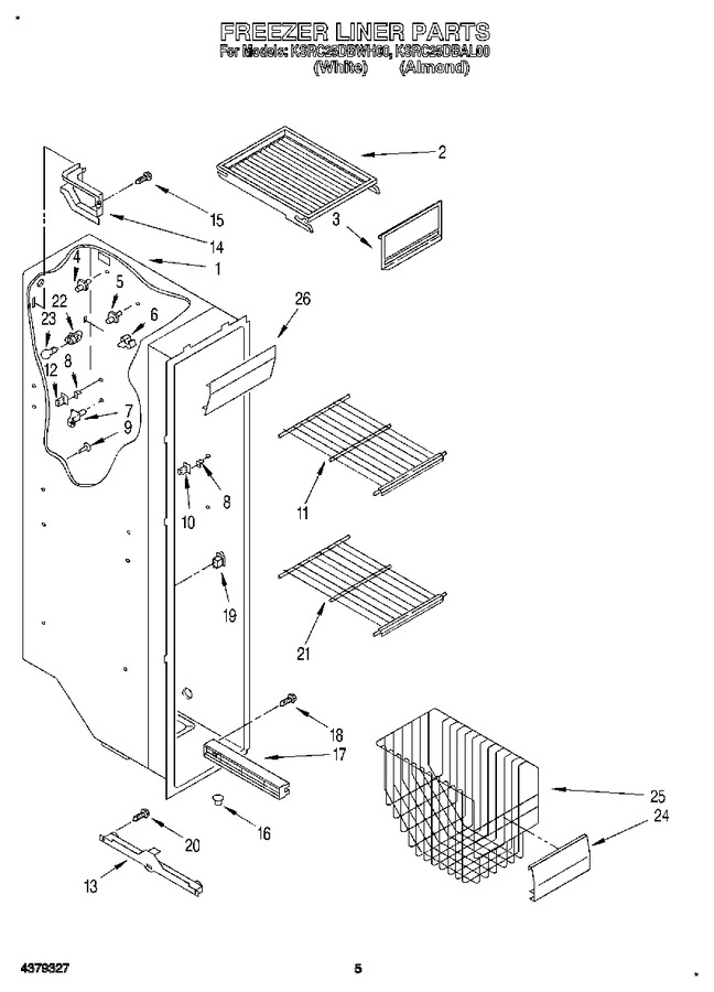 Diagram for KSRC25DBWH00
