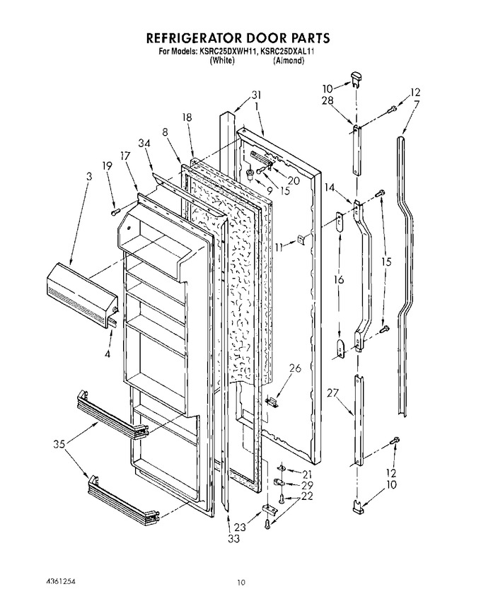 Diagram for KSRC25DXWH11