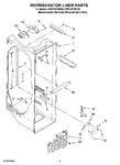 Diagram for 02 - Refrigerator Liner Parts