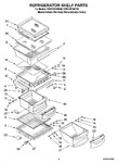 Diagram for 03 - Refrigerator Shelf Parts