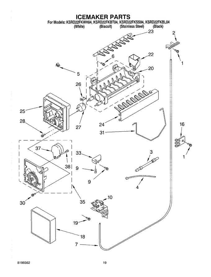 Diagram for KSRD22FKWH04