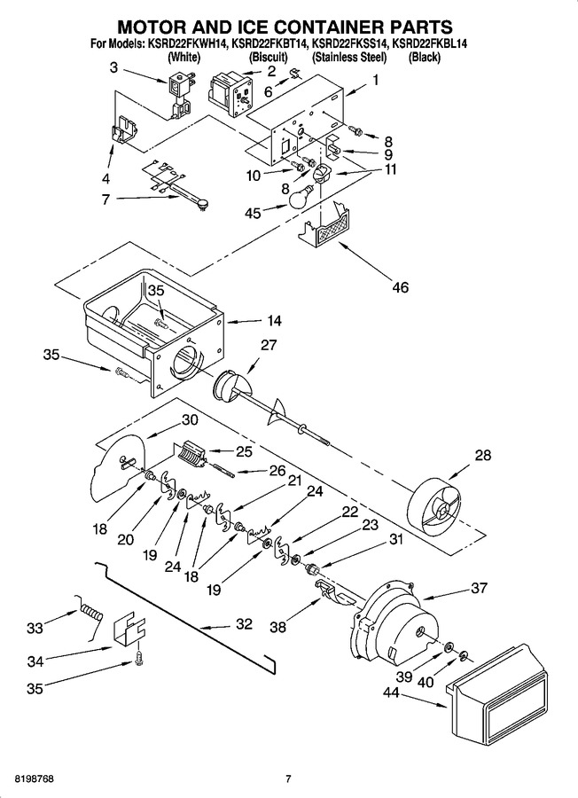 Diagram for KSRD22FKBT14