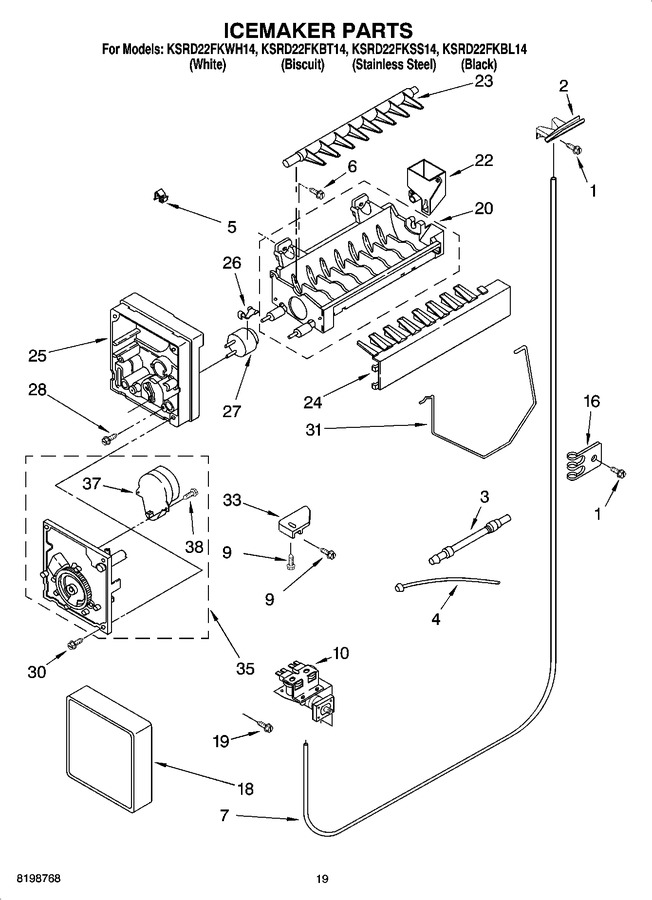 Diagram for KSRD22FKBT14