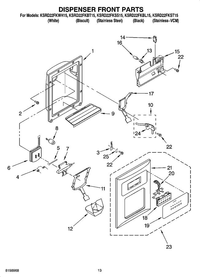Diagram for KSRD22FKBT15