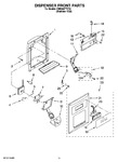 Diagram for 08 - Dispenser Front Parts