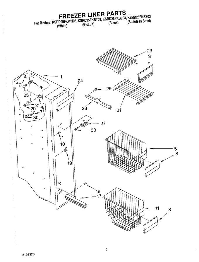 Diagram for KSRD25FKBL03
