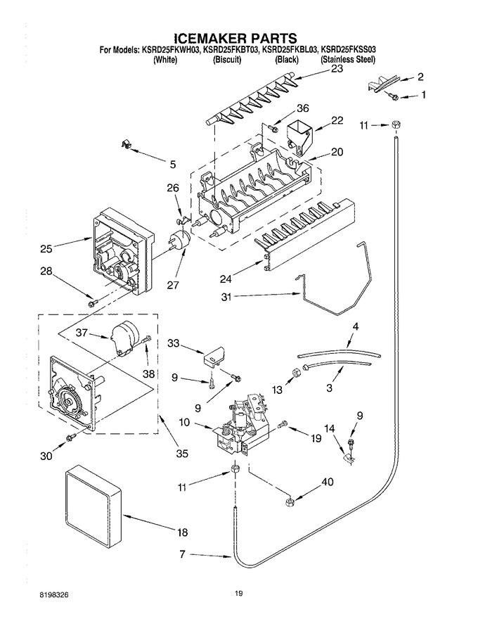 Diagram for KSRD25FKBL03