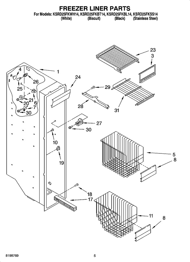 Diagram for KSRD25FKSS14