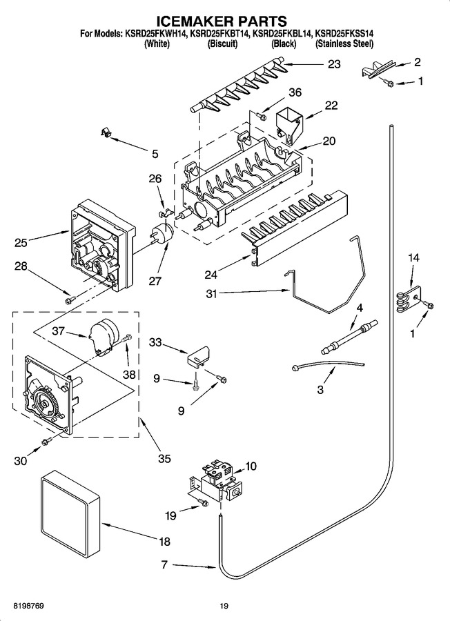 Diagram for KSRD25FKBT14