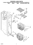 Diagram for 04 - Freezer Liner Parts