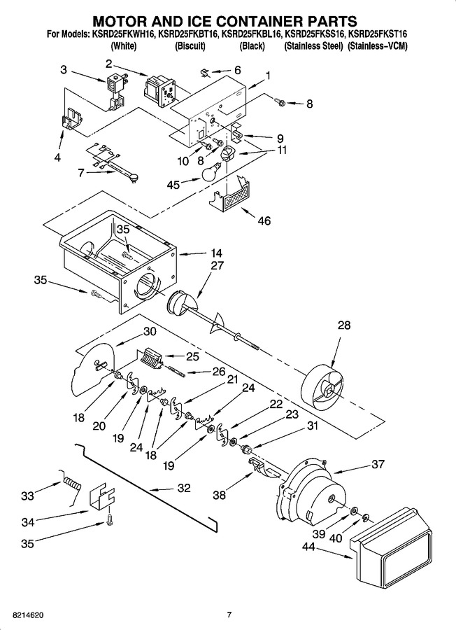 Diagram for KSRD25FKBL16