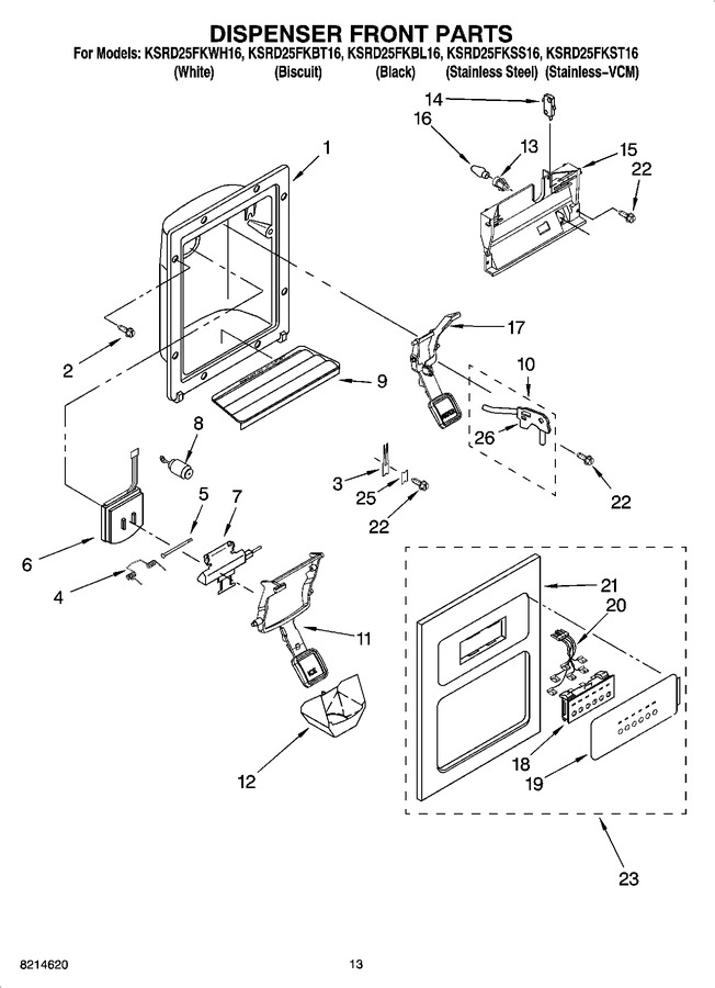 Diagram for KSRD25FKBL16