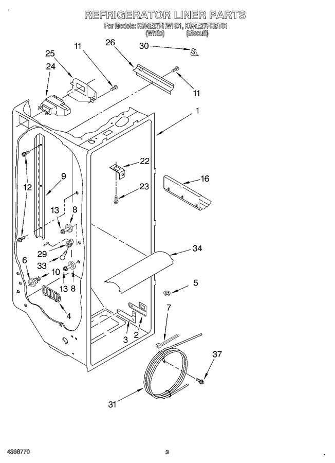 Diagram for KSRE27FHWH01