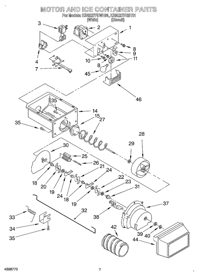 Diagram for KSRE27FHWH01