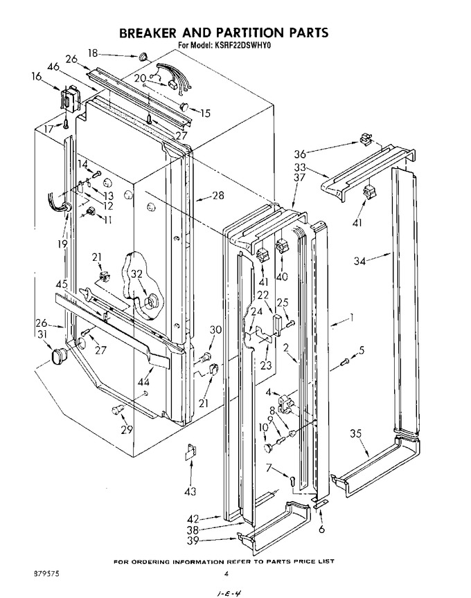 Diagram for KSRF22DSPLY0