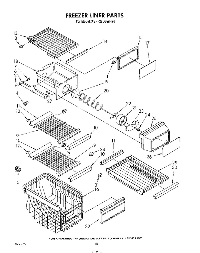 Diagram for KSRF22DSPLY0
