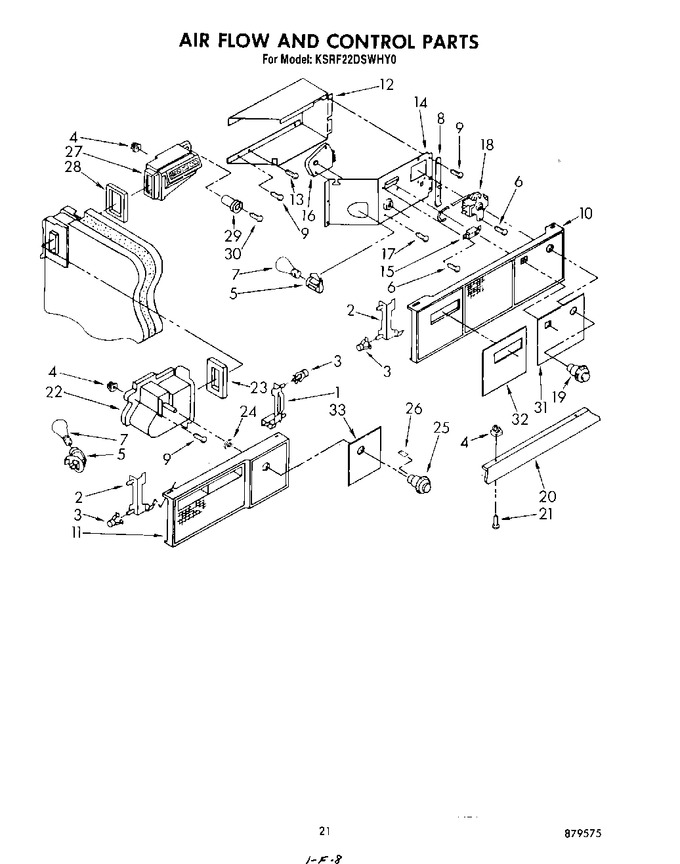 Diagram for KSRF22DSPLY0