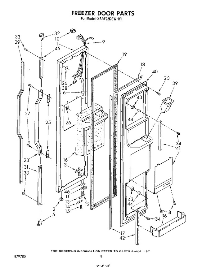 Diagram for KSRF22DSWHY1