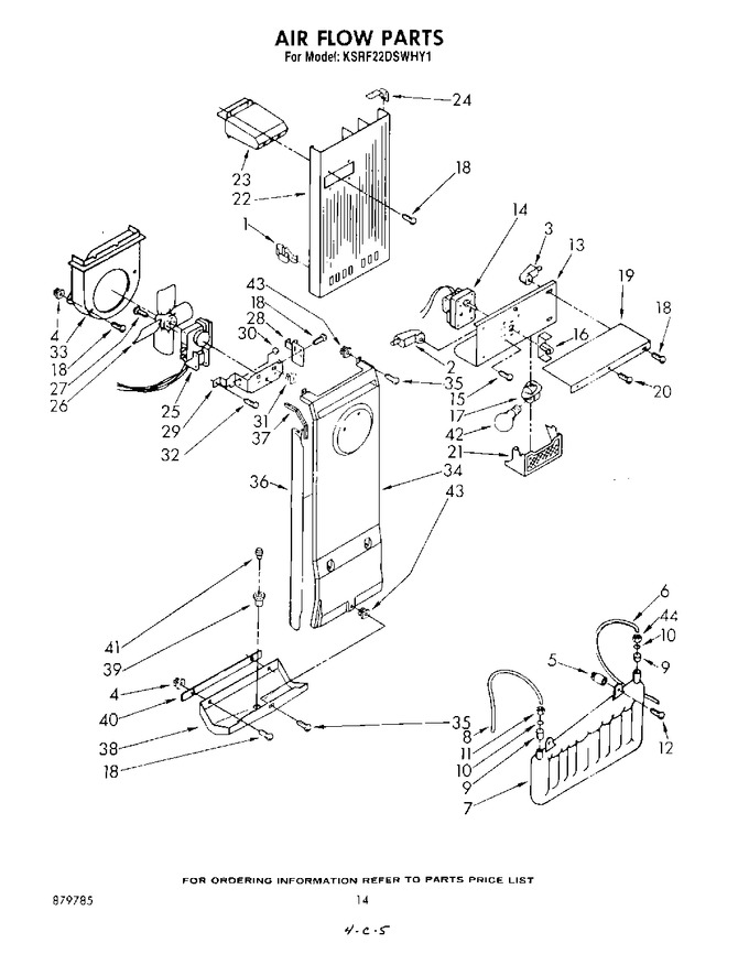 Diagram for KSRF22DSWHY1