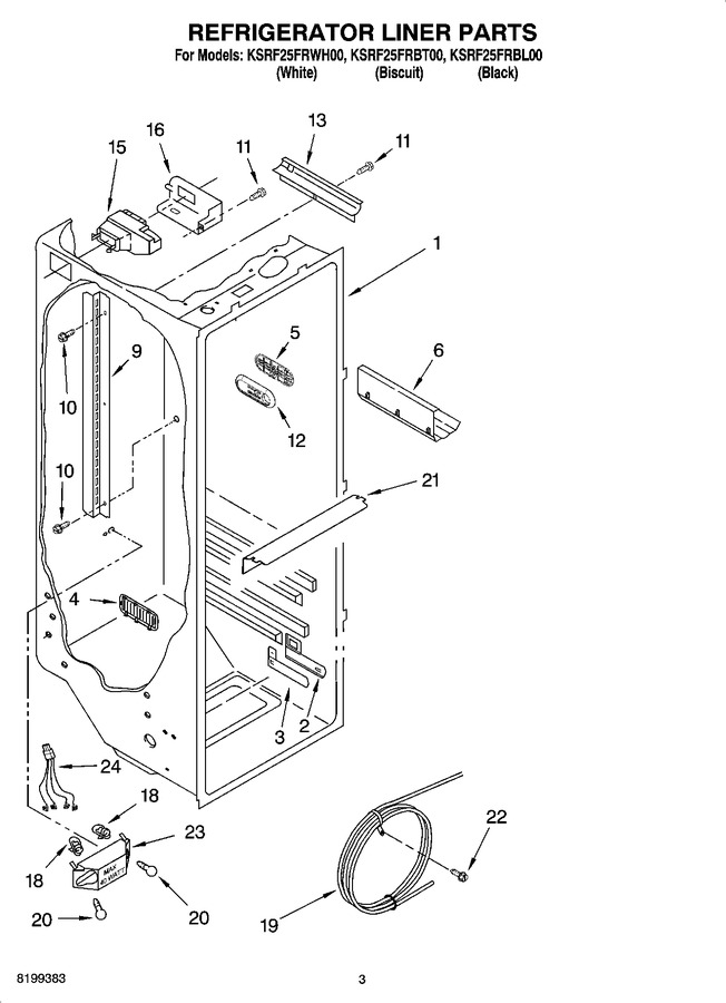 Diagram for KSRF25FRWH00