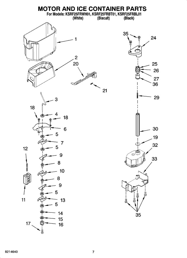 Diagram for KSRF25FRWH01