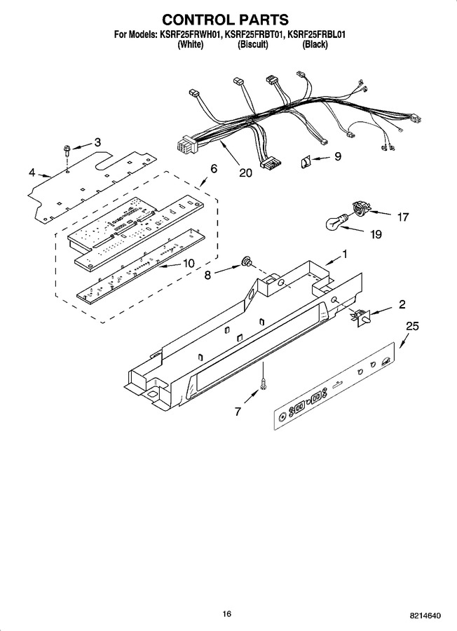 Diagram for KSRF25FRWH01