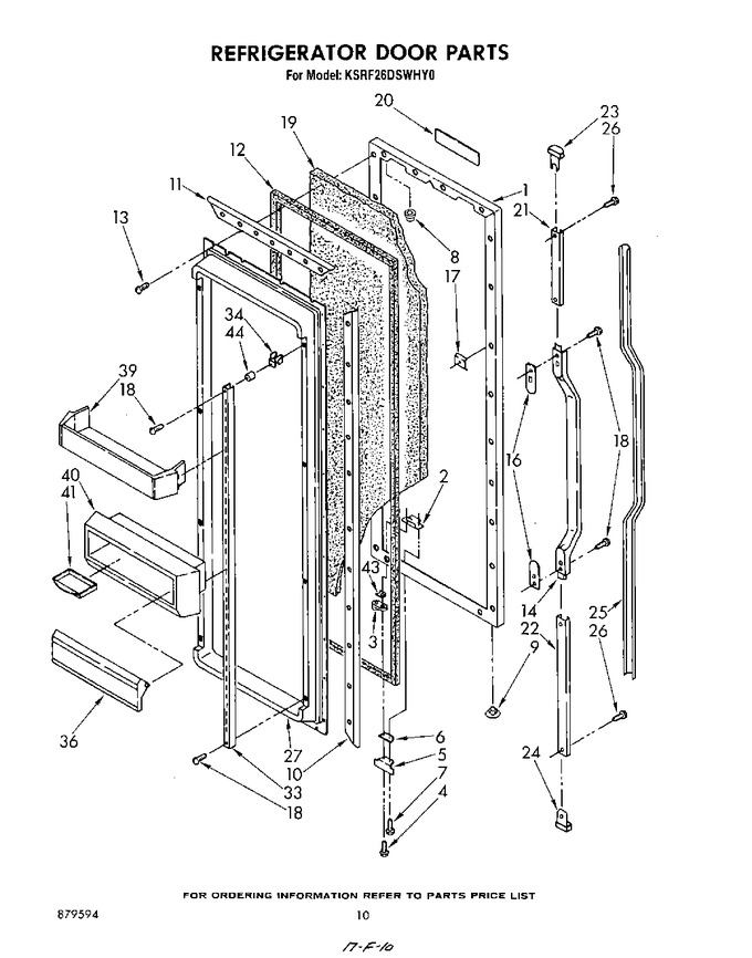 Diagram for KSRF26DSWHY0