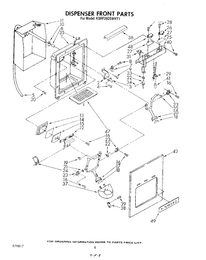 Diagram for KSRF26DSWHY1