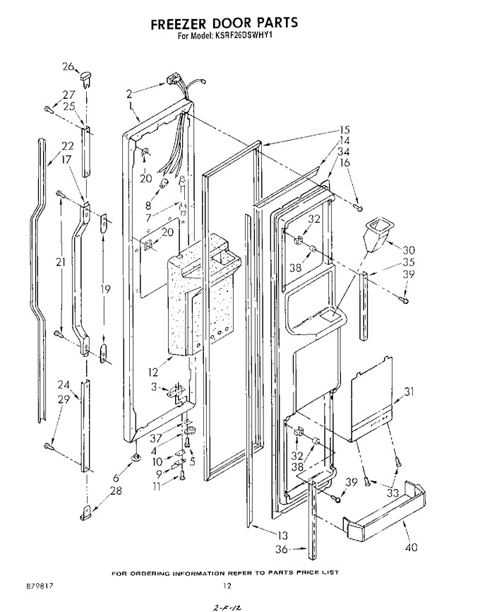 Diagram for KSRF26DSWHY1