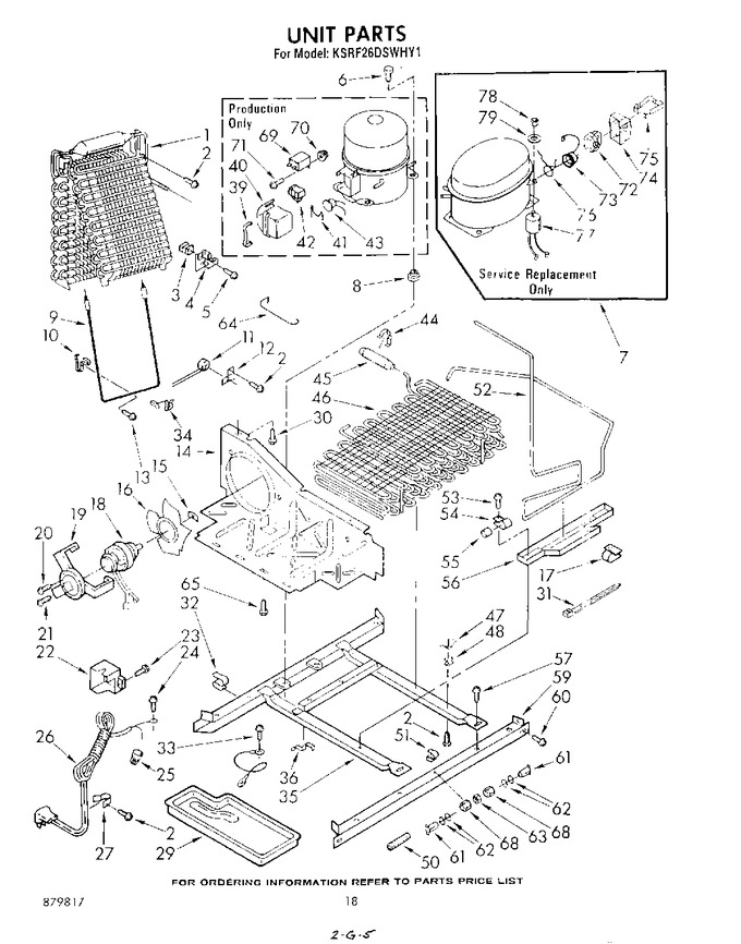 Diagram for KSRF26DSWHY1