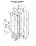 Diagram for 11 - Refrigerator Door , Lit/optional