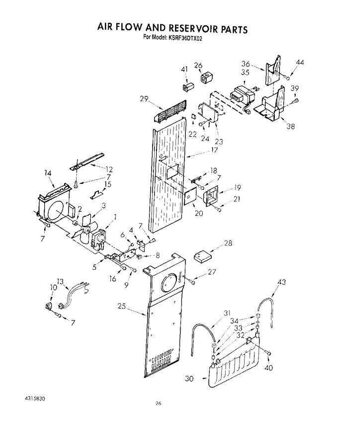 Diagram for KSRF36DTX02