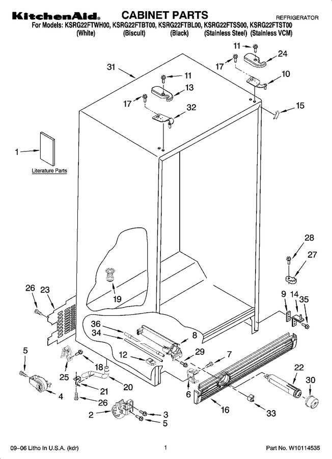 Diagram for KSRG22FTBT00