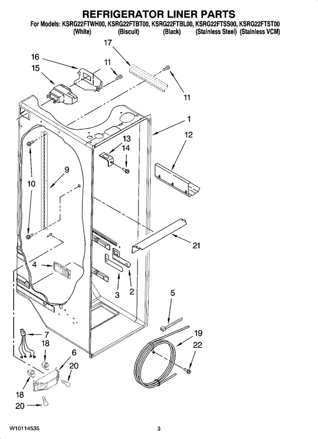Diagram for KSRG22FTBT00