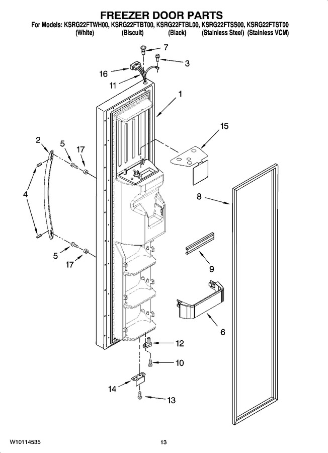 Diagram for KSRG22FTWH00
