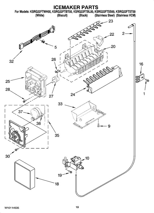 Diagram for KSRG22FTBT00
