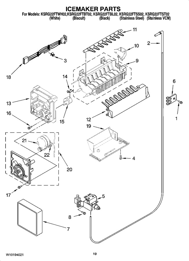 Diagram for KSRG22FTBL02
