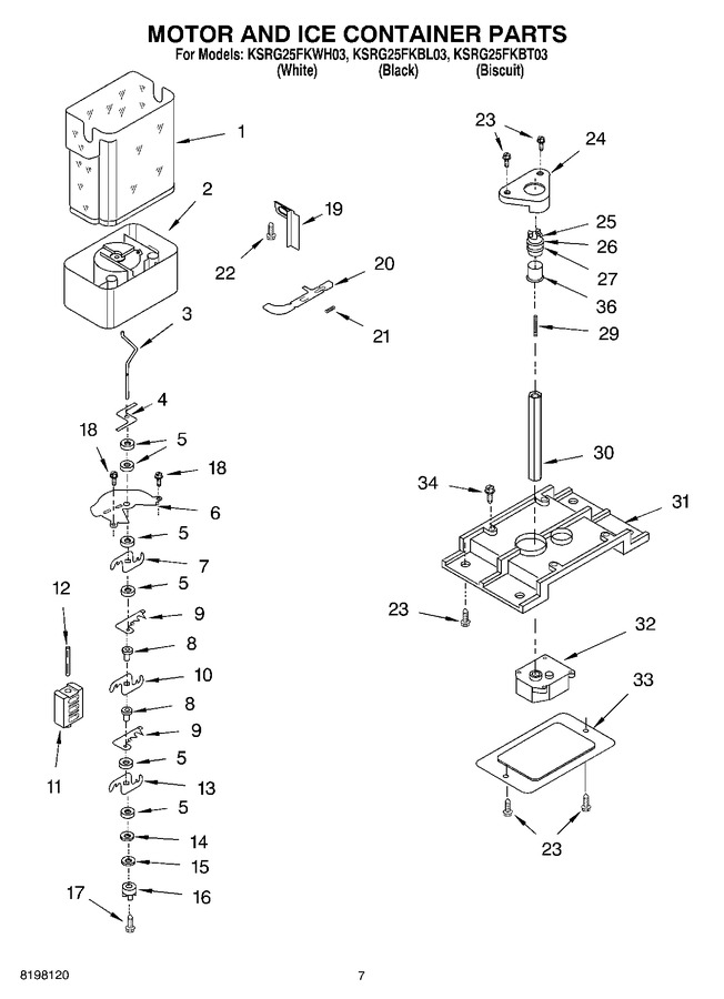 Diagram for KSRG25FKWH03