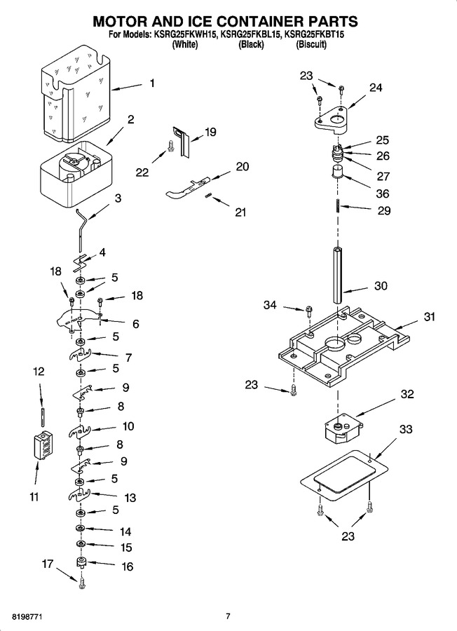 Diagram for KSRG25FKWH15